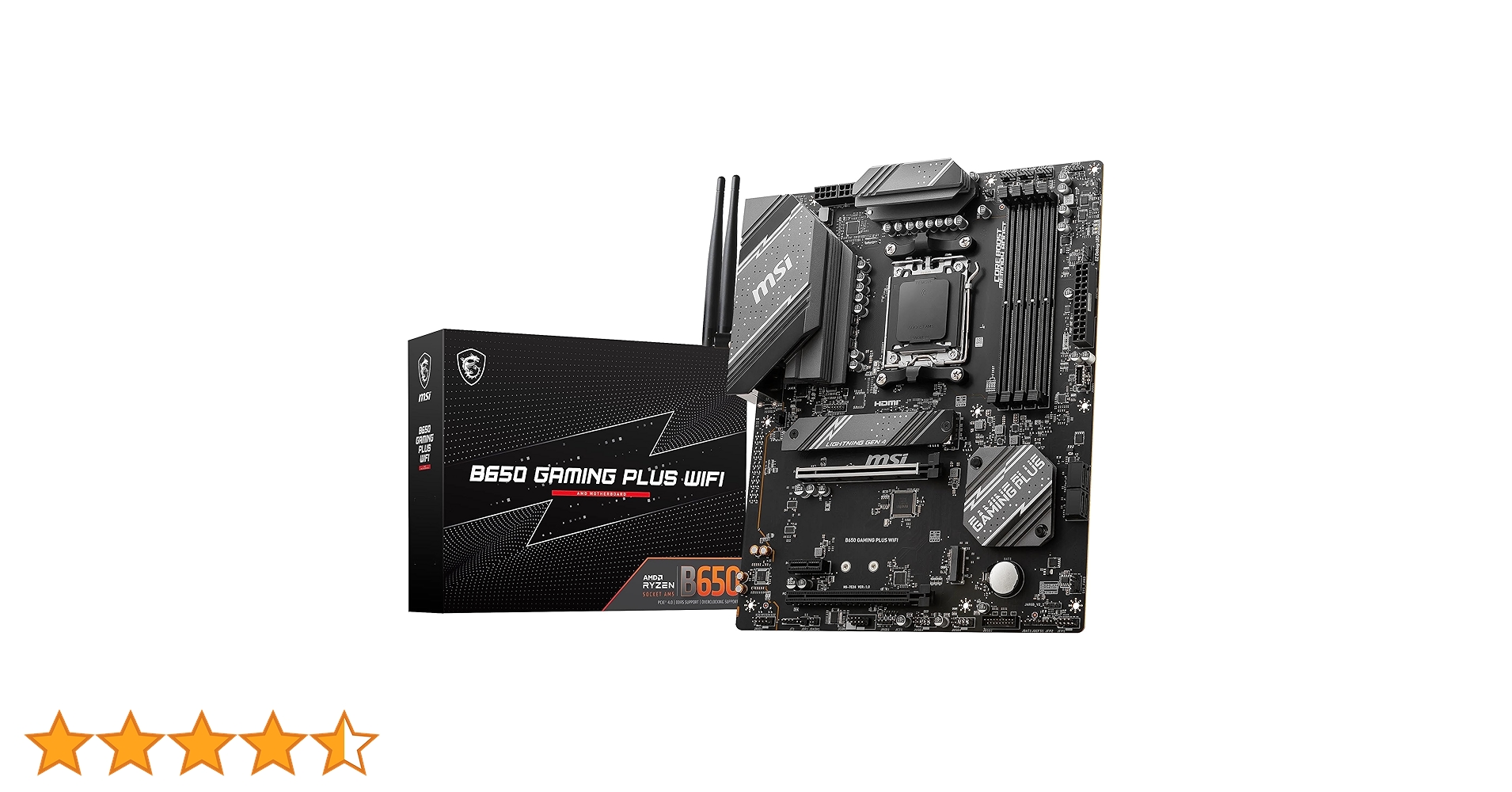 【新品未使用】B650 GAMING PLUS WiFi (ATXマザーボード) MSI B650 GAMING PLUS WIFI, ATX - AMD Ryzen 7000 - 12+2